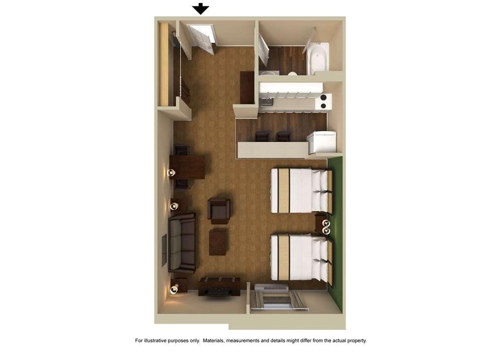 Extended Stay America Select Suites - Raleigh - Cary - Regency Parkway South Rom bilde